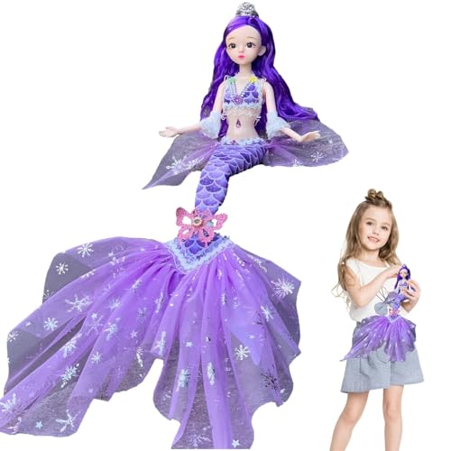 Kleine Meerjungfrau-Puppe – Fashion Vinyl Doll Princess Classic Film inspiriert | Kleine bewegliche Puppe mit süßer und exquisiter Puppe | Weihnachten, Geburtstagsgeschenk für Kindertag Kleine Meerjungfrau-Puppe – Fashion Vinyl Doll Princess Classic Film inspiriert | Kleine bewegliche Puppe mit süßer und exquisiter Puppe | Weihnachten, Geburtstagsgeschenk für Kindertag von Genérico