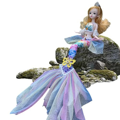 Kleine Meerjungfrau-Puppe – Fashion Vinyl Doll Princess Classic Film inspiriert | Kleine bewegliche Puppe mit süßer und exquisiter Puppe | Weihnachten, Geburtstagsgeschenk für Kindertag Kleine Meerjungfrau-Puppe – Fashion Vinyl Doll Princess Classic Film inspiriert | Kleine bewegliche Puppe mit süßer und exquisiter Puppe | Weihnachten, Geburtstagsgeschenk für Kindertag von Genérico
