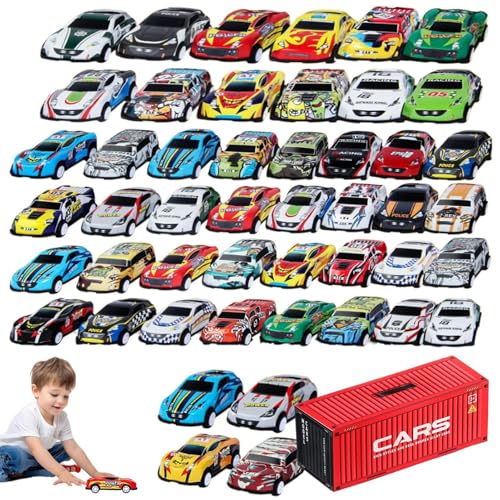 Kleinwagen Set, Spielzeugautos für Kinder - Little Cars 48-teiliges Spielzeugset | Spielzeugautoset aus Metall | Spielzeugautoset aus Metall, Transportfahrzeugspielzeug, Modell: Kleinwagen Set, Spielzeugautos für Kinder - Little Cars 48-teiliges Spielzeugset | Spielzeugautoset aus Metall | Spielzeugautoset aus Metall, Transportfahrzeugspielzeug, Modell: von Genérico
