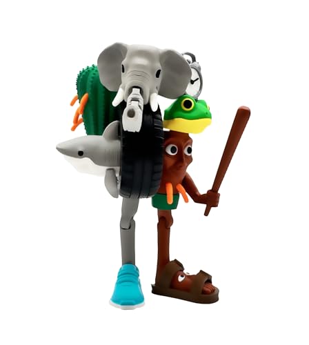 La grande Combinazione - bewegliche XL Brainrot Italian Memes Figur 20 x 13 - Kombinierte Figur aus den italienischen Brainrot Memes - Offizielle Kollektion Brainrot - Tung Tung, Tralero Brainrot La grande Combinazione - bewegliche XL Brainrot Italian Memes Figur 20 x 13 - Kombinierte Figur aus den italienischen Brainrot Memes - Offizielle Kollektion Brainrot - Tung Tung, Tralero Brainrot von Genérico