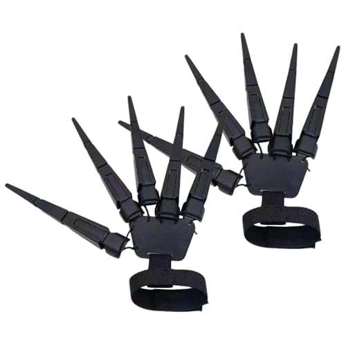 Lange Finger, Fingerverlängerung | 2 Stück Fingerverlängerung für Cosplay, bewegliche Finger für Halloween, Schädelfinger, Knochenhand Skelett für Halloween Lange Finger, Fingerverlängerung | 2 Stück Fingerverlängerung für Cosplay, bewegliche Finger für Halloween, Schädelfinger, Knochenhand Skelett für Halloween von Genérico