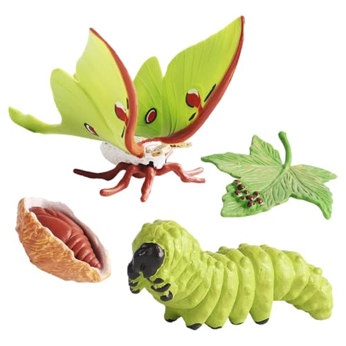 Lebenszyklus-Figuren – Insekten-Lebenszyklus-Figuren | geschmacksneutrale Lebenszyklus-Figuren, Motte, Schmetterling, Schildkröte, Arbeiterameise, Frosch Pp Insektenfiguren-Set Lebenszyklus-Figuren – Insekten-Lebenszyklus-Figuren | geschmacksneutrale Lebenszyklus-Figuren, Motte, Schmetterling, Schildkröte, Arbeiterameise, Frosch Pp Insektenfiguren-Set von Genérico