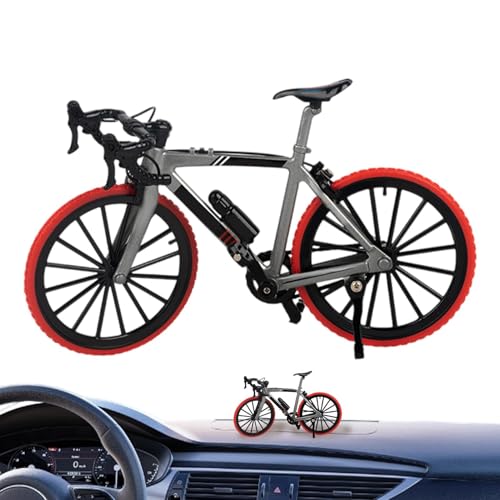 Legierungsfahrräder Modell 1:10 - Fahrradmodell Spielzeug | Finger Mountain Bike Toys aus Gusseisen | Kreatives Legierungsmodell | min Simulation Racing Bike Finger Fahrrad Spielzeug | C von Genérico