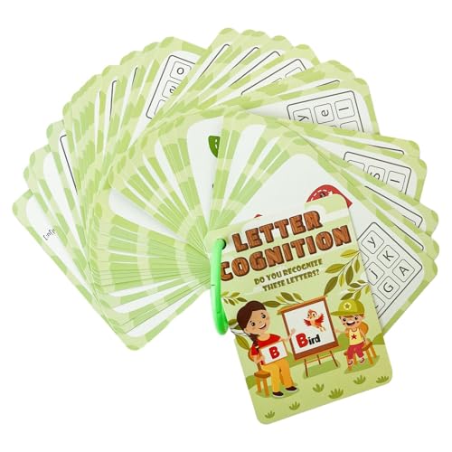 Lernkarten, Lernkarten, Flash-Karten für Kleinkinder, Lernkarten, Alphabet, 30 Stück, sensorisches Spielzeug in Form von visuellen Wörtern, Spielzeug Lernkarten, Lernkarten, Flash-Karten für Kleinkinder, Lernkarten, Alphabet, 30 Stück, sensorisches Spielzeug in Form von visuellen Wörtern, Spielzeug von Genérico