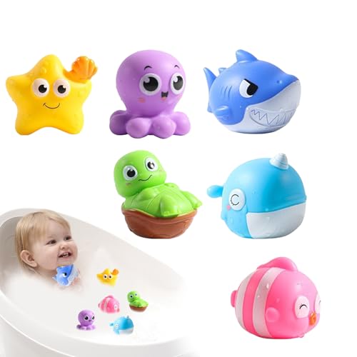 Leuchtendes Badespielzeug – schwimmende leuchtende Meerestiere – 6 Lernspiele für Babypartys mit bunten Lichtern für Poolpartys Leuchtendes Badespielzeug – schwimmende leuchtende Meerestiere – 6 Lernspiele für Babypartys mit bunten Lichtern für Poolpartys von Genérico