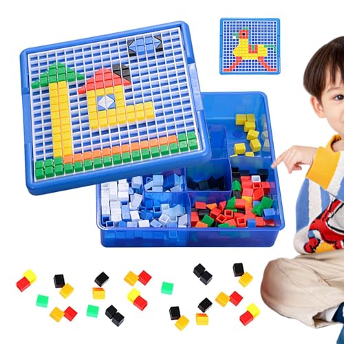 Lochbrett-Puzzle, Puzzlespielzeug mit Stiften – Baustein-Puzzle, lustiges Lernpuzzle, Motorik-Puzzle-Brett Lochbrett-Puzzle, Puzzlespielzeug mit Stiften – Baustein-Puzzle, lustiges Lernpuzzle, Motorik-Puzzle-Brett von Genérico