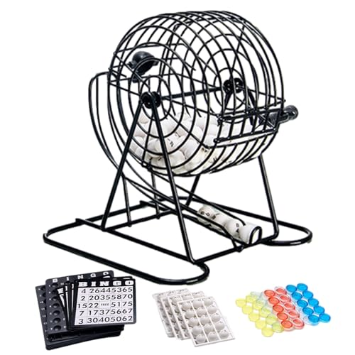 Luxuriöses Bingo-Spiel: Luxus-Lotterie-Ball-Maschine, Käfig für Bingo-Maschine, Lotterieballmaschine mit gebogenem Riegel für Feiern, Veranstaltungen und Spielabende Luxuriöses Bingo-Spiel: Luxus-Lotterie-Ball-Maschine, Käfig für Bingo-Maschine, Lotterieballmaschine mit gebogenem Riegel für Feiern, Veranstaltungen und Spielabende von Genérico