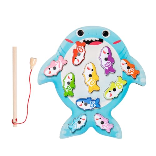 Magnetisches Angelspiel aus Holz, magnetisches Angelspiel, Angelspiele, Holzspielzeug für Kinder von 3 bis 5 Jahren, Fanglernen, Feinmotorik, Mathematik, Prees Magnetisches Angelspiel aus Holz, magnetisches Angelspiel, Angelspiele, Holzspielzeug für Kinder von 3 bis 5 Jahren, Fanglernen, Feinmotorik, Mathematik, Prees von Genérico