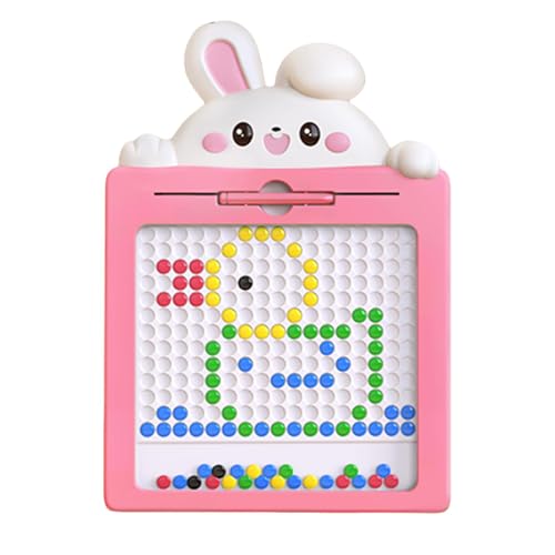 Magnettafel zum Kritzeln, Lernbrett mit Kugelschreiber, magnetische Punkttafel für Kleinkinder, künstlerisches Zeichenbrett mit Magnetstift, für Kinder von 4 bis 8 Jahren von Genérico