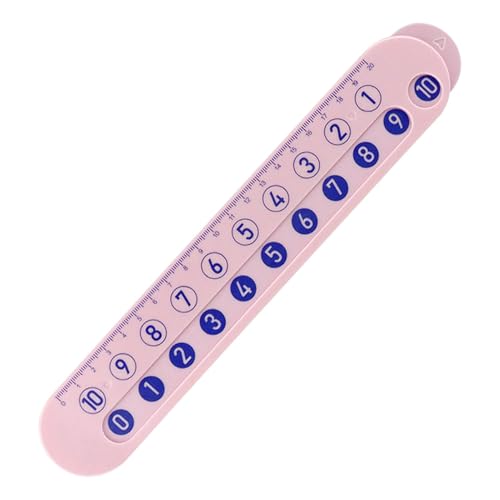 Mathematisches Dia-Lineal, Lernen, Zahlenregeln, kreatives mathematisches Zählen, lustiges Zählspielzeug und Zahlenlineal, Lernspielzeug für Kinder im Vorschulalter von Genérico