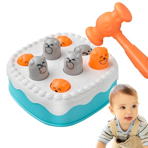 Maulwurf-Slam-Set, interaktives Schüsselstopper-Set, Vorschul-Spielzeug, Vorschulspielzeug, manuelles Spielzeug, Mu Hammer, Augenkoordination, Spielzeug C von Genérico