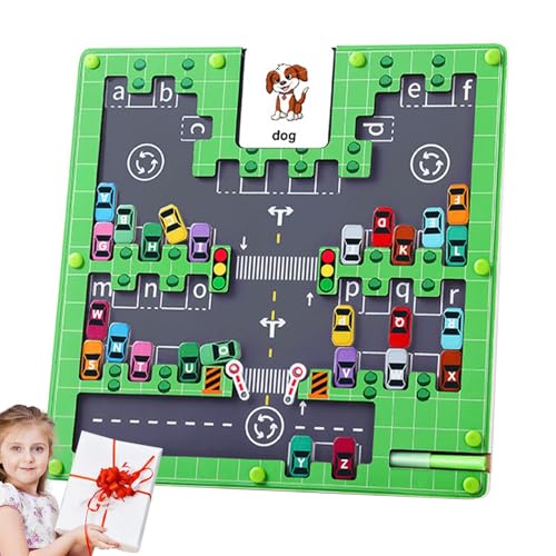 Maze Magnetisches Alphabet-Maze | Monttessori Toys | Feinmotorikspielzeug für kleine Alphabet-Labyrinthe magnetisch Parkplatz für und Mädchen für die Schule Spielzeug Maze Magnetisches Alphabet-Maze | Monttessori Toys | Feinmotorikspielzeug für kleine Alphabet-Labyrinthe magnetisch Parkplatz für und Mädchen für die Schule Spielzeug von Genérico
