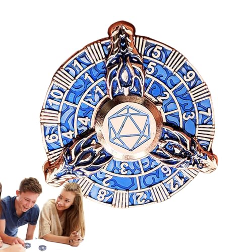 Metal Dice Cool Dragon Dice Sets | Roulette-Spinner, Retro-Getriebe, Rollen-Würfel aus Zinklegierung, unruhiges Spielzeug für Brettspiele, Roulette-Würfel-Set, kaufen von Genérico