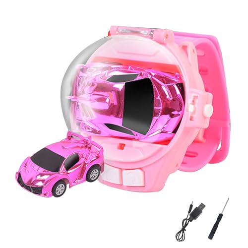 Mini-Auto-Steuerung, 2,4 GHz, Autoradio mit RC-Armband, lustige Cartoon-Uhr mit USB-Ladefunktion für Kinder, interaktives Spiel für den Hof von Genérico