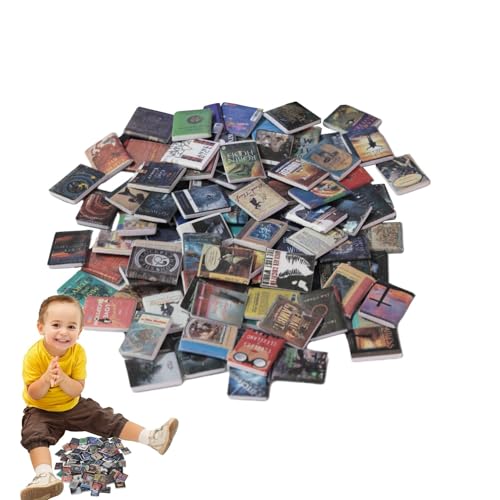 Miniatur-Puppenhaus-Bücher, Bücher-Zubehör, Dekoration | Puppenhaus-Bücher in verschiedenen Farben, kleines Puppenhaus, Zubehör für Wohnzimmer, Bibliothek, Arbeitszimmer, Miniatur-Puppenhaus-Bücher, Bücher-Zubehör, Dekoration | Puppenhaus-Bücher in verschiedenen Farben, kleines Puppenhaus, Zubehör für Wohnzimmer, Bibliothek, Arbeitszimmer, von Genérico
