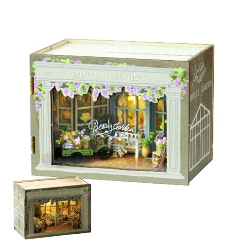 Miniaturhaus-Set | Modellbausatz Idee von Sala Crafts Building Toy | Miniatur-Puppenhäuser aus realistischem Holz für Familien Miniaturhaus-Set | Modellbausatz Idee von Sala Crafts Building Toy | Miniatur-Puppenhäuser aus realistischem Holz für Familien von Genérico