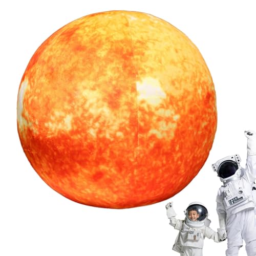 Moon Shaped Pillow, analog, pädagogischer Planet, Stuffed Pillows, 25,4 x 25,4 cm, weich, pädagogisch, Earth Toy Throw Pillows Home Decoration für und Mädchen von Genérico