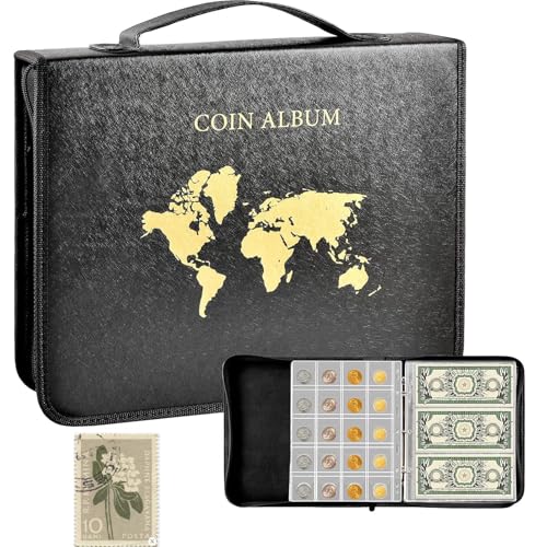 Münzsammelbuch - Münzalbum | Sammelbuch mit transparenten Münzen, Münzsammelbuch für Münzsammelalbum, transparent Münzsammelbuch - Münzalbum | Sammelbuch mit transparenten Münzen, Münzsammelbuch für Münzsammelalbum, transparent von Genérico