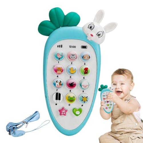 Musikalisches Karottenspielzeug, beruhigendes Spielzeug für Kleinkinder, süßes Handyspielzeug mit Karottenlicht, verschiedene Musikgeräusche: Spielzeug für Babys, Babygeschenke Musikalisches Karottenspielzeug, beruhigendes Spielzeug für Kleinkinder, süßes Handyspielzeug mit Karottenlicht, verschiedene Musikgeräusche: Spielzeug für Babys, Babygeschenke von Genérico
