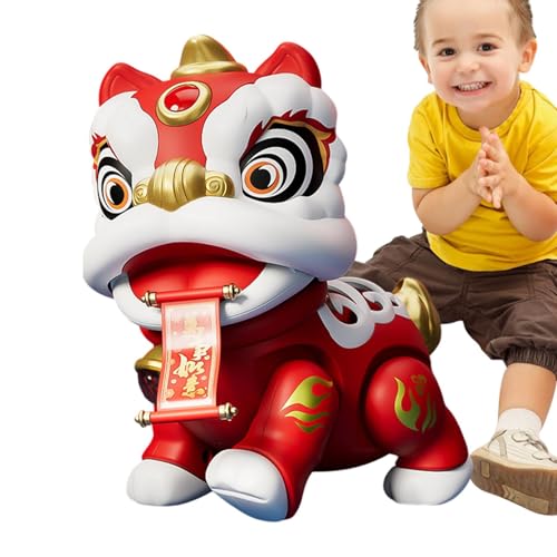 Musikalisches Löwen-Spielzeug, interaktives Löwen-Spielzeug, tanzendes Plüschtier, Musikspielzeug für Tiere, Frühlingsfest, Lernspielzeug Musikalisches Löwen-Spielzeug, interaktives Löwen-Spielzeug, tanzendes Plüschtier, Musikspielzeug für Tiere, Frühlingsfest, Lernspielzeug von Genérico