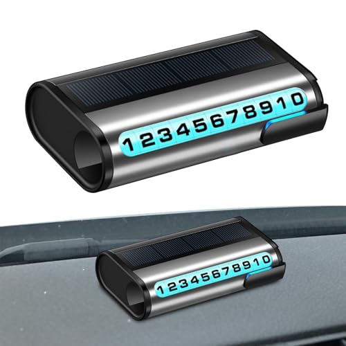 Parkkarte für vorübergehende Parkplatznummern, Parknummernschild, Parkplatznummernschild, langlebige Parkkarte, Parkkarte mit von Genérico