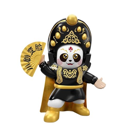 Pekinger Drama-Puppe, Dramatik-Skulpturen aus Peking mit 5 interaktiven Gesichtern | Chinesische Drama-Skulpturen, Pekinger Drama-Figurendekoration von Genérico