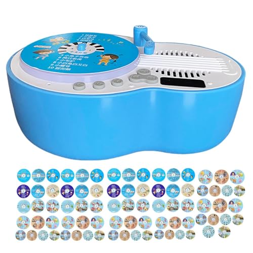 Phonograph für Kinder, Grammophon für Kinder, Musik-Hörbücher für Kinder, die lernen, interaktives Lernspielzeug mit 84 Karten, Hören mit Geschichte und Musik für Kinder Phonograph für Kinder, Grammophon für Kinder, Musik-Hörbücher für Kinder, die lernen, interaktives Lernspielzeug mit 84 Karten, Hören mit Geschichte und Musik für Kinder von Genérico