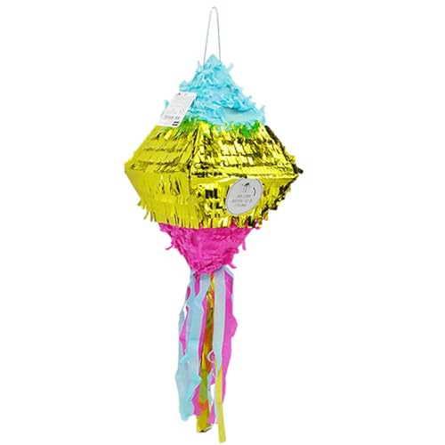 Pinata-Kegel – PiData für Geburtstagspartys, Gefälligkeiten, Geburtstagsfeier, bunte Party-Dekorationen von Genérico