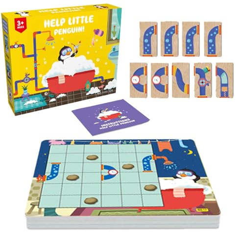 Pinguin-Puzzle für Kinder, Spiel, buntes Pinguin-Brettspiel, tragbar, frühkindliche Bildung, lustiges Lernspielzeug Pinguin-Puzzle für Kinder, Spiel, buntes Pinguin-Brettspiel, tragbar, frühkindliche Bildung, lustiges Lernspielzeug von Genérico