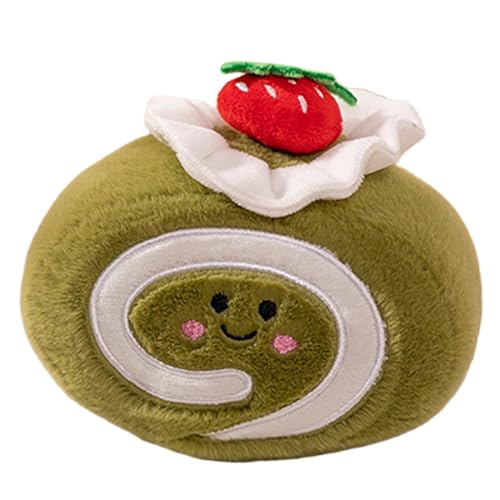 Plüsch-Kuchen, Plüschtier für Lebensmittel – Spielzeug gefüllt mit Erdbeerkuchen, Imitation von Lebensmitteln, Sofa-Dekoration gefüllt mit Cartoon-Kuchenrolle von 14 cm, D Plüsch-Kuchen, Plüschtier für Lebensmittel – Spielzeug gefüllt mit Erdbeerkuchen, Imitation von Lebensmitteln, Sofa-Dekoration gefüllt mit Cartoon-Kuchenrolle von 14 cm, D von Genérico
