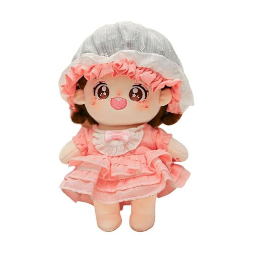 Plüschpuppe, Plüschpuppen, weiche Plüschpuppen, süßes Spielzeug der Puppe des Kleides 20 cm, weiche Puppen für Mädchen, Puppen-Spielzeug Plüschpuppe, Plüschpuppen, weiche Plüschpuppen, süßes Spielzeug der Puppe des Kleides 20 cm, weiche Puppen für Mädchen, Puppen-Spielzeug von Genérico
