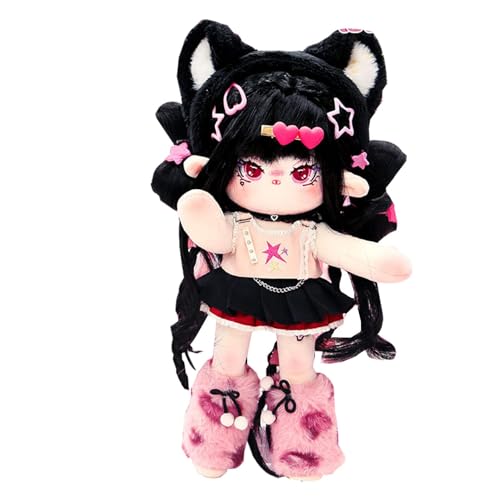 Plüschpuppe, Puppe aus Baumwolle mit Skelett, Plüsch-Skelettpuppe, Anziehpuppen – entzückende 30 cm große Plüschpuppe zur Verbesserung der Feinmotorik für von Genérico