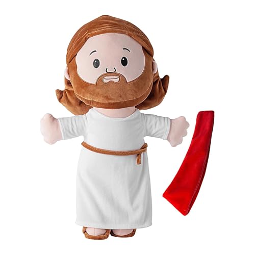 Plüschpuppe - Jesus-Plüschpuppe, Jesus-Plüschpuppe, Jesue-Puppe | Wurfkissen, Cartoon-Jesue-Puppe, Jesue-Plüschpuppe, lachende Freunde, Dekoration von Genérico