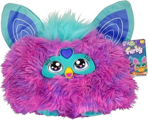 Plüschtier, kompatibel mit Furby, zum Sammeln, weich und flauschig (lila) von Genérico