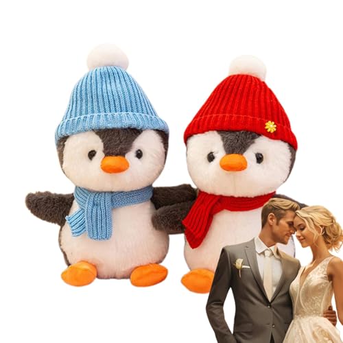 Plüschtier Pinguin, Pinguin Plush | Cuddly Puppen-Set mit 2 Puppen für Paare, Plush Pinguin, Plüschtiere für Puppen zum Schlafen für Mädchen Geburtstag Navid Plüschtier Pinguin, Pinguin Plush | Cuddly Puppen-Set mit 2 Puppen für Paare, Plush Pinguin, Plüschtiere für Puppen zum Schlafen für Mädchen Geburtstag Navid von Genérico