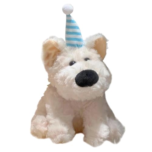 Plüschtier | Plüschtier | Terrier Plüschtier - Highland White Terrier, exquisiter und realistischer Begleiter für Thanksgiving, Ostern Plüschtier | Plüschtier | Terrier Plüschtier - Highland White Terrier, exquisiter und realistischer Begleiter für Thanksgiving, Ostern von Genérico