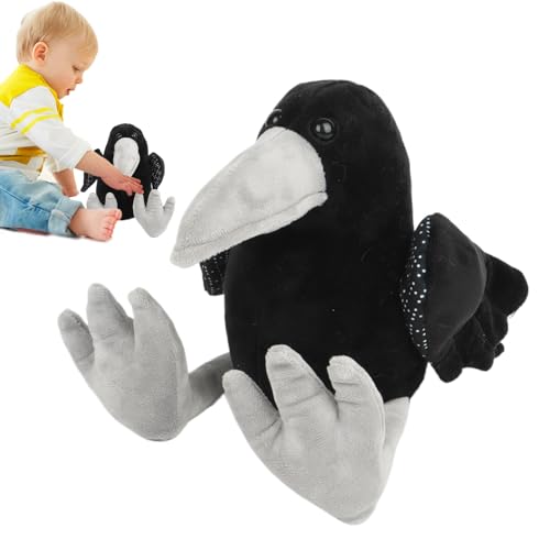 Plüschtier Raven, Crow gefüllt | kuschelige schwarze Krähenhaare, weiches Plüschtier-Spielzeug mit Raben gefülltes Puppen-Kissen für Weihnachten Geburtstag Plüschtier Raven, Crow gefüllt | kuschelige schwarze Krähenhaare, weiches Plüschtier-Spielzeug mit Raben gefülltes Puppen-Kissen für Weihnachten Geburtstag von Genérico