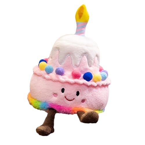 Plüschtier für Geburtstagskuchen – Plüsch-Kuchen-Plüschkissen | Musik-Plüschspielzeug, Puppe in Kuchenform mit einem Happy Birthday Lied, Kissen zum Singen von Jugu Plüschtier für Geburtstagskuchen – Plüsch-Kuchen-Plüschkissen | Musik-Plüschspielzeug, Puppe in Kuchenform mit einem Happy Birthday Lied, Kissen zum Singen von Jugu von Genérico