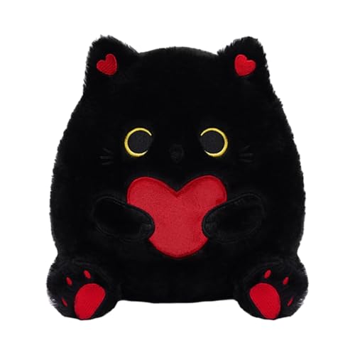 Plush Black Cat - Black Cats, Nids Faghie Pillow, 24,9 cm Plüschtiere, weiche Tierkissen, Plüschtiere, Plüschtier, P-Spielzeuge Plush Black Cat - Black Cats, Nids Faghie Pillow, 24,9 cm Plüschtiere, weiche Tierkissen, Plüschtiere, Plüschtier, P-Spielzeuge von Genérico