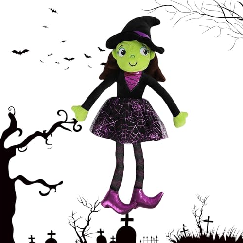 Plush Hexe Puppe | Kids Plush Toys Witch Dolls | Wunderschöne Plüschpuppe Doll Kids Toys Halloween Baby Doll für Büro, Halloween Little Witch Llughled Soft Girl L Plush Hexe Puppe | Kids Plush Toys Witch Dolls | Wunderschöne Plüschpuppe Doll Kids Toys Halloween Baby Doll für Büro, Halloween Little Witch Llughled Soft Girl L von Genérico