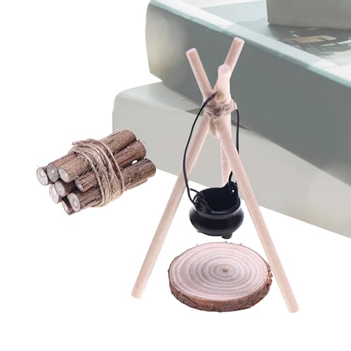 Puppenhaus-Dekorationen aus Holz, realistische Puppenhaus-Dekorationen, gefälschtes Lagerfeuer-Zubehör, Puppendekoration, Puppenhaus-Ornament für Puppen Puppenhaus-Dekorationen aus Holz, realistische Puppenhaus-Dekorationen, gefälschtes Lagerfeuer-Zubehör, Puppendekoration, Puppenhaus-Ornament für Puppen von Genérico