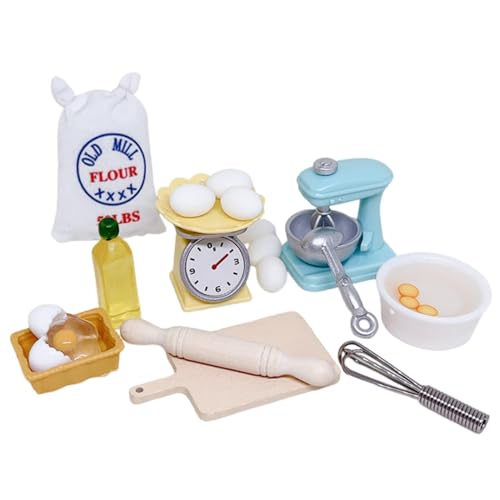 Puppenhaus-Küchenzubehör Set, Puppenhaus-Küchenspielzeug – Puppenhausmöbel, Küchenspielzeug | 16 x Küchenspielzeug, Küchenset, Simulaci-Set Puppenhaus-Küchenzubehör Set, Puppenhaus-Küchenspielzeug – Puppenhausmöbel, Küchenspielzeug | 16 x Küchenspielzeug, Küchenset, Simulaci-Set von Genérico