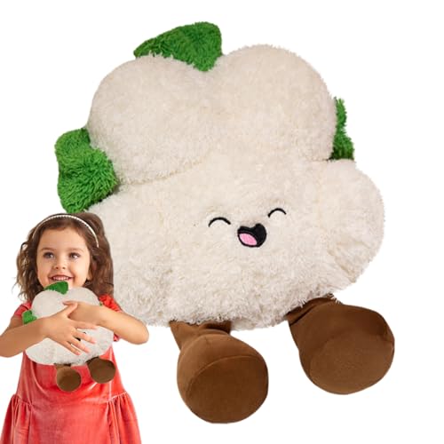 Puppenspielzeug gefüllt mit Blumenkohl - Vegetarischer Plüschfigur, lustig, flauschig, dekorative Form von Blumenkohlspielzeug | Gemütliche Figur für Komfort und Stil, Wohnzimmer, Batterie d Puppenspielzeug gefüllt mit Blumenkohl - Vegetarischer Plüschfigur, lustig, flauschig, dekorative Form von Blumenkohlspielzeug | Gemütliche Figur für Komfort und Stil, Wohnzimmer, Batterie d von Genérico