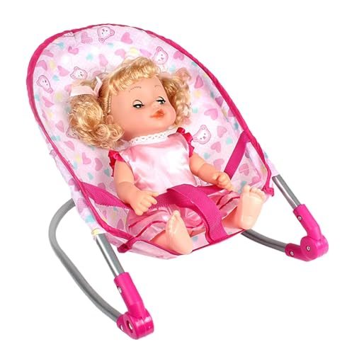 Puppenwagen – Rosa leichter und faltbarer Puppenwagen | Puppenwagen | Jugend-Kreuzfahrtwagen | Kinderwagen für Kinder | Buggy | Kinderwagen für Kinder | Kinderwagen von Genérico