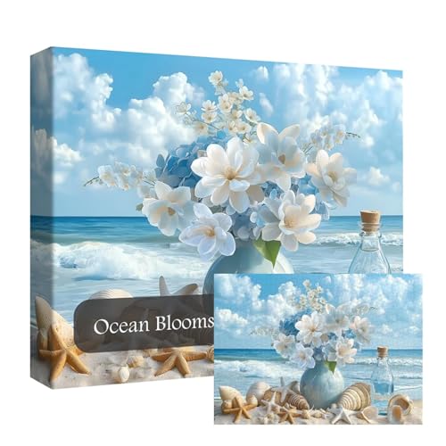 Puzzle für Kinder, Jigsaw Puzzles | lustiges Meeresblumen-Thema von Jigsaw Table Blooms | JIGSAW KID, Spielfiguren für Innenbereiche Thema, Marine-Blöcke, Teile für Teile von Genérico
