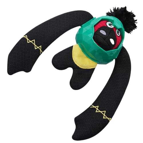 Quietschendes Hundespielzeug - interaktives Plüschtierspielzeug mit Quietschen | Kauspielzeug zur Zahnreinigung | Behandeln Sie den Spender für Spiel und Training von Genérico