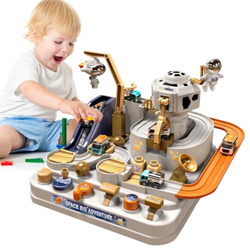 Race Track Car Adventure Toys | Stadt-Rettungsfahrzeuge – Rennstrecken Spielzeug für Kinder von 3 bis 5 Jahren, Geburtstagsgeschenke für Mädchen von 3 bis 5 Jahren Race Track Car Adventure Toys | Stadt-Rettungsfahrzeuge – Rennstrecken Spielzeug für Kinder von 3 bis 5 Jahren, Geburtstagsgeschenke für Mädchen von 3 bis 5 Jahren von Genérico