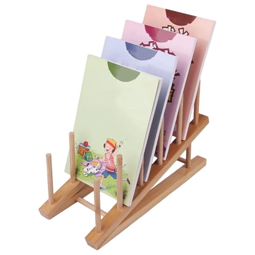 Rack für Puzzle, zur Aufbewahrung von Puzzles, aus Holz für kleine Kinder, Abtropfgestell für Küchenteller, flexible Puzzle-Organizer von Genérico