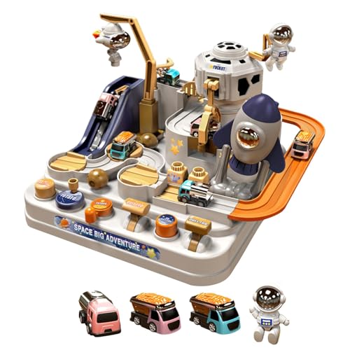 Rail Car Puzzle, Autos, Weltraumspielzeug, Rettungsabenteuer, Rettungsspiele, Space City, magnetisches Spielzeug, pädagogisches Puzzle von Genérico