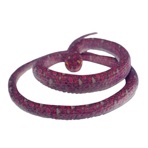 Realistische lange Gummischlange – Kunstschlange Spielzeug | realistische Gummi-Schlangen-Dekoration 70 cm lang für Vogelschrecken-Gerät Realistische lange Gummischlange – Kunstschlange Spielzeug | realistische Gummi-Schlangen-Dekoration 70 cm lang für Vogelschrecken-Gerät von Genérico